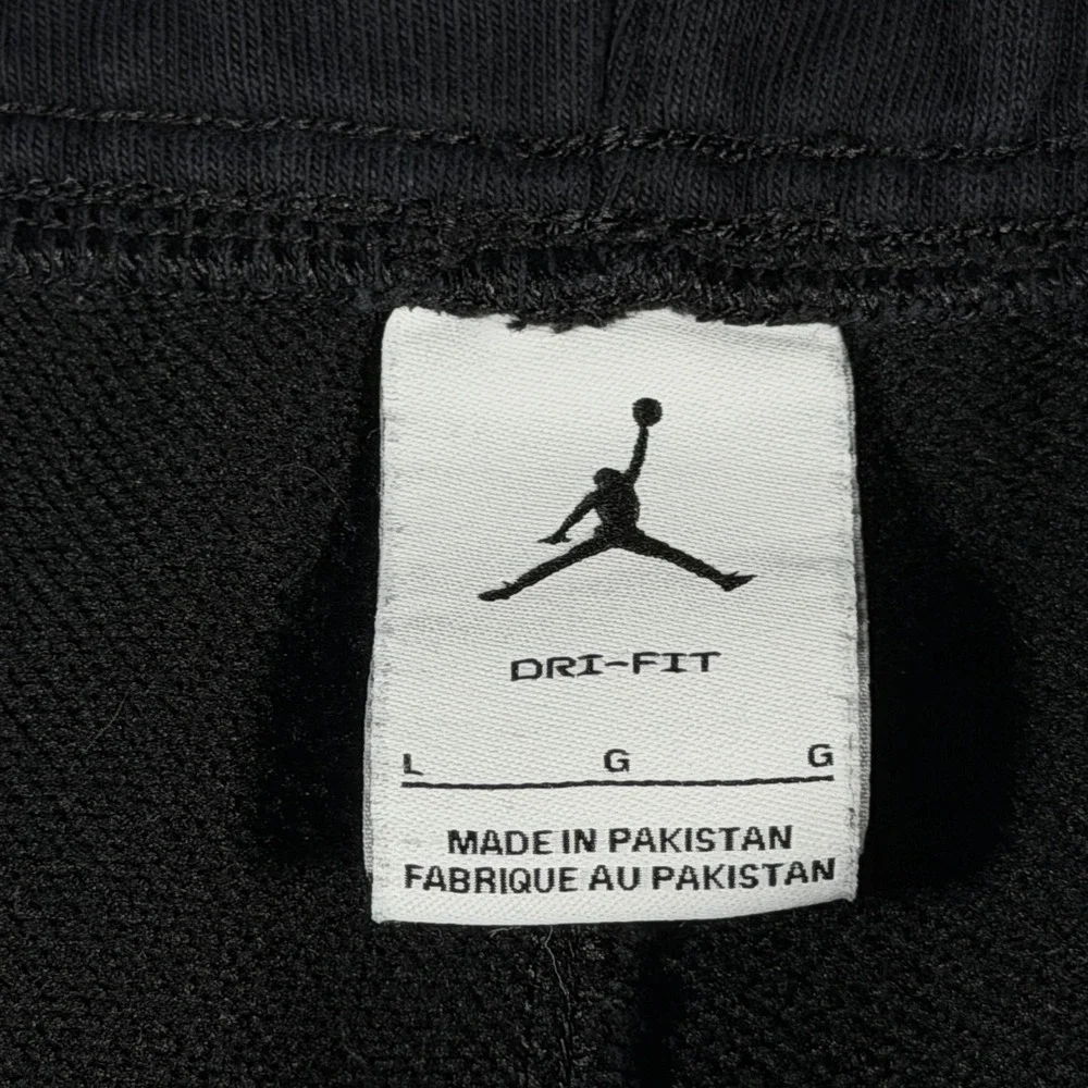Jordan Dri-FIT Sport Woven Pants Mens Large Black Joggers FV8608-010